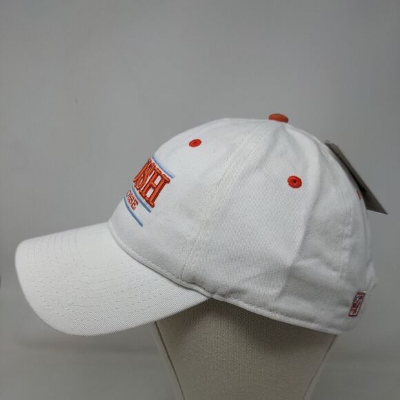 The Game Men's Slideback Hat White OSFM Embroidered Orange Crush Lacrosse Logo - Picture 6 of 10